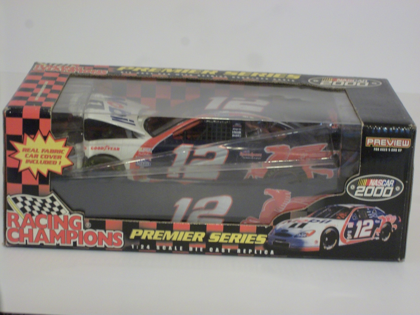 Jeremy Mayfield 2000 #12 Mobile 1 Nascar 1:24 scale diecast car - $29.99