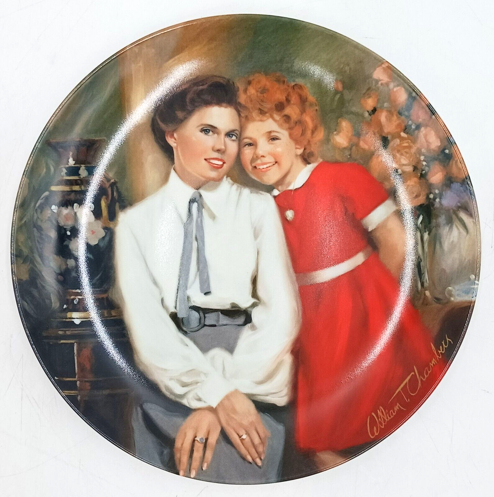 Primary image for America's Oldest 1854 Knowles Collectible Plate Annie and Grace #B2638