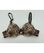 Victoria&#39;s Secret Biofit Demi Uplift Cheetah Animal Print Underwire Bra ... - £15.34 GBP