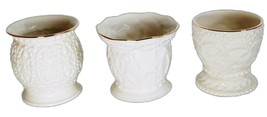 3x Lenox Beaded Candle Holders With Gold Trim - $44.83