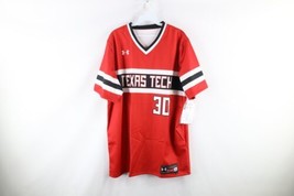 New Under Armour Mens L Sample Texas Tech University Baseball Jersey Red 2022 - £62.18 GBP