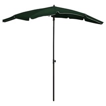  Garden Parasol Green Polyester 78.7 x 51.2 in Tiltable - $86.12