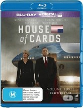 House of Cards Season 3 Vol.3 Blu-ray | Chapters 27-39 | Region Free - £19.74 GBP