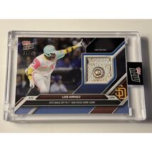 31/49* Luis Arraez 2024 MLB TOPPS NOW #177A Game-Used Base Relic - MLB S... - $299.00