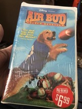 Air Bud Golden Receiver 2002 Disney VHS clamshell case Blockbuster Pre-viewed - £4.01 GBP