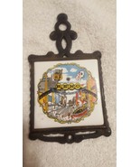 Vintage Reno Hot Plate Tile Cast Iron Wall Hanger - €6,05 EUR