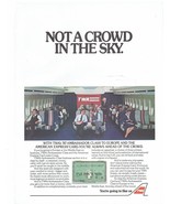 1983 TWA Airlines Print Ad Ambassador Business Class 747 Airplane 8.5&quot; x... - $27.46 CAD