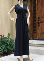 Sleeveless V-Neck Dress w/Pockets by Athleta (Marlow Maxi Dress), black,... - $57.42