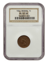 1864 1C NGC MS63BN (Bronze) - £201.17 GBP