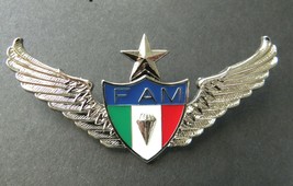 MEXICO PARA LARGE MEXICAN JUMP WINGS LAPEL PIN BADGE 3 INCHES - £7.03 GBP