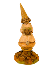 Tom Clark Gnome Figurine vtg sculpture SIGNED elf Wolfe Peaches Ice Cream Cone - £39.47 GBP