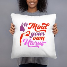 Gift For Her, Feminist Gift, Pro Choice Pillow, Feminism Pillow, Womens Rights P - £23.58 GBP