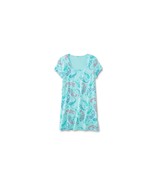 floral sleep shirt dress, size L - £8.88 GBP