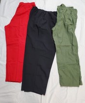 Blair Act III Women&#39;s Plus Size Pants 24W Lot Of 3 Pull On Comfort Waist  - £22.31 GBP