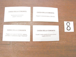 4 Community Monopoly Card European Edition-
show original title

Origina... - $13.04
