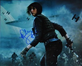 Felicity Jones Signed Photo - Rogue One: A Star Wars Story w/COA - £109.34 GBP