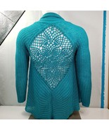 Madison Cardigan Turquoise Blue Fash Small Style M5118104MA - $53.42 CAD