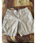 Reed Edward Summer Wash  Chino Flat Front Shorts, Men&#39;s Size 34 inseam 9.5 - $18.66