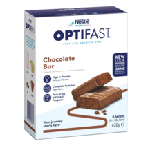 OPTIFAST VLCD Bars Chocolate - 6 x 70g (NEW) - £84.07 GBP