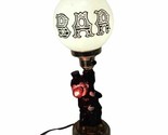 Drunk Bum Hobo Lamp Post BAR Lamp Light Up Red Nose Retro 3-Way Vtg - $123.70