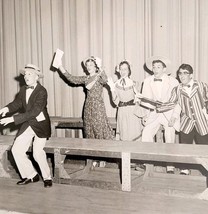 1957 Real Photo Maskeraders Maskers Play Theater Im A Fool Manchester HS... - $748.02 MXN