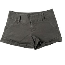 Alice + Olivia Womens 10-12 Black Cuffed Chino Shorts Pockets *Read - $34.99