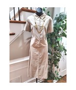 Basic Editions Women&#39;s Beige Linen Single Breasted Blazer &amp; Skirt 2 Pc&#39;s... - $871.71 MXN