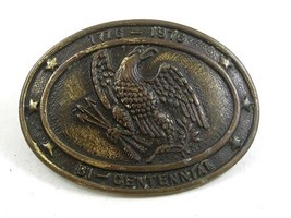 1776 - 1976 American Eagle Bi Centennial Belt Buckle 22417 - £14.85 GBP