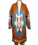 New Rockin C Western Wear Cardigan Women Medium Sweater Aztec Rodeo - AC - £28.12 GBP