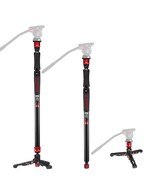 IFOOTAGE Camera Monopod Professional 59&quot; Aluminum Telescoping Video Mono... - $233.99