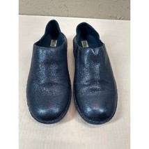 Fitflop Superloafer Glitzy Blue Shimmer Comfort Flats Slip On Women’s Si... - $745.43 MXN