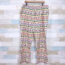 Hanna Andersson ELF Fair Isle Flannel Pajama Pants Beige Mens Unisex XL - $39.59