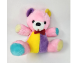 10&quot; VINTAGE CONESCO CHASE PINK PURPLE BABY TEDDY BEAR STUFFED ANIMAL PLU... - $46.55