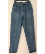 vintage 80&#39;s Bill Blass jeans size 6 women high rise easy fit 100% cotton - £10.98 GBP