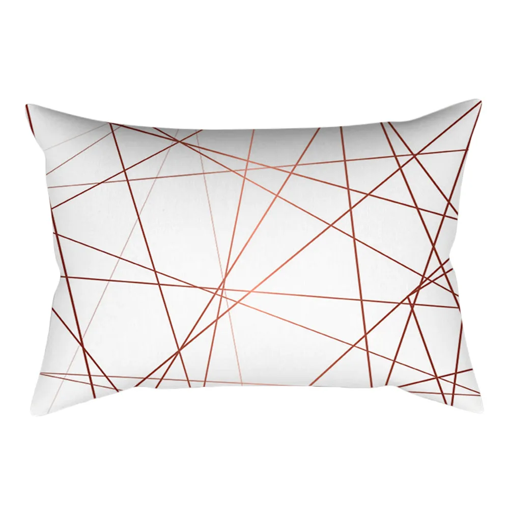 House Home Nordic Simple Cushions Case Rose Gold House Home Decorative Pillow Ca - £20.15 GBP