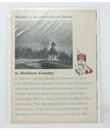 Vintage Marlboro Tobacco Cigarette Advertising Print Ad MARLBORO COUNTRY - $336.99 MXN