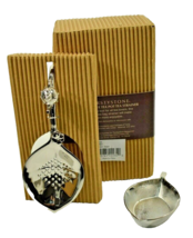 ThirstyStone Decorative TeaPot Tea Leaf or Bag Strainer Zinc Alloy New in Box - £13.92 GBP