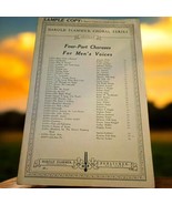 Antique 1938 Harold Flammer Dark Eyes Russian Folk Song Sheet Music Men’... - $15.26 CAD