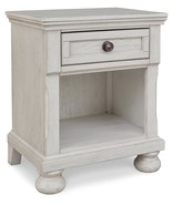 Robbinsdale - Antique White - One Drawer Night Stand - €180,61 EUR