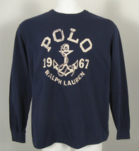 NEW! Polo Ralph Lauren Nautical Anchor Long Sleeve T Shirt!  Navy or Off White - £31.96 GBP