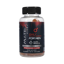 Matrix Vibes Daily Vitality Gummies for Men - 30 Count, Energy Boost, Immune - $125.81 CAD