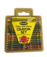 Mel Appel Crayons Color and Carry Crayon Set NEW Unused 1980s 1985 McCro... - $79.69