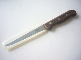 Victorinox Swiss Army Knife Slim Stiff Boning Knife Vintage Unused 6&quot; Rosewood - £27.51 GBP
