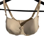 FitFully Yours Push Up Bra Beige Natural 30J Lace Trimmed Lined Underwire  - $25.26