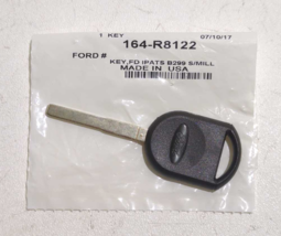 New OEM Genuine Ford Key Blank with transponder 2011-2019 models 164-R8122 - £22.58 GBP