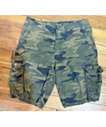 Cargo Shorts Camo Camouflage Patterned Utility Shorts Men&#39;s 32 - $15.99 CAD