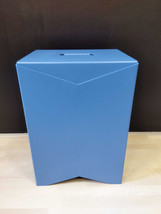 MOUSTACHE Tabouret Box Tabouret Solide Bleu Clair Hauteur 42 CM BG02 - £93.06 GBP