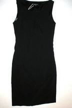 New Womens 0 2 NWT Dress 38 Designer Patrizia Pepe Firenze Black LBD Sleeveless - £692.31 GBP