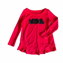 Nike Dri-Fit Ruffle Back Pink Top Size 24 Months - $24.75