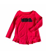 Nike Dri-Fit Ruffle Back Pink Top Size 24 Months - $24.75
